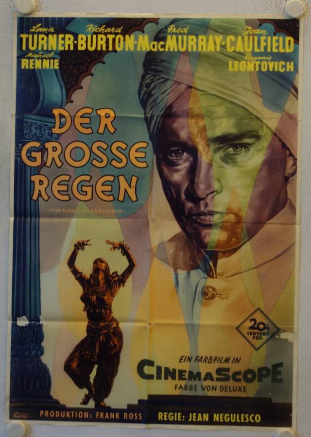 The Rains of Ranchipur original release german movie poster